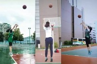 女生转篮球（通常指转篮球的技巧）的步骤和男生大致相同，但可能更注重技巧的细腻和手部控制的精确性。以下是一些基本的转篮球技巧