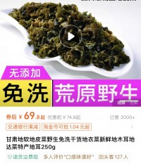 地衣最贵349元一斤？这石头上的菜到底贵在哪？