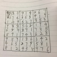 早上七点半，我在厨房摊开数独本，第三百六十五天里的第三天