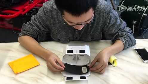 我用纸板做了个VR眼镜，真的能在手机上看全景视频